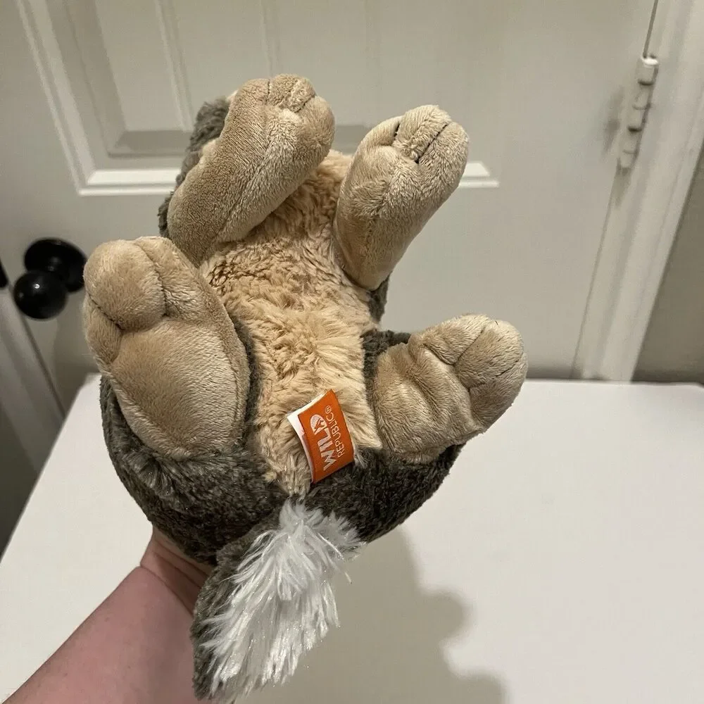 Wild Republic Rabbit Plush Realistic Brown Tan Gray 2019 10